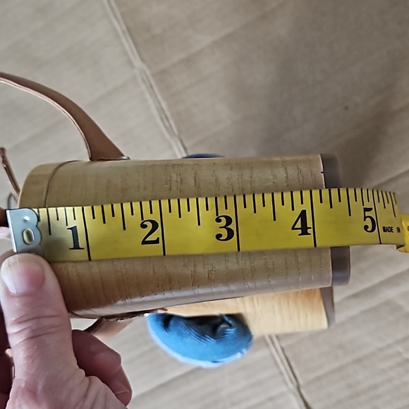 Sam & Libby Cassandra puffy denim platform sandals-7.5 - Picture 10 of 12